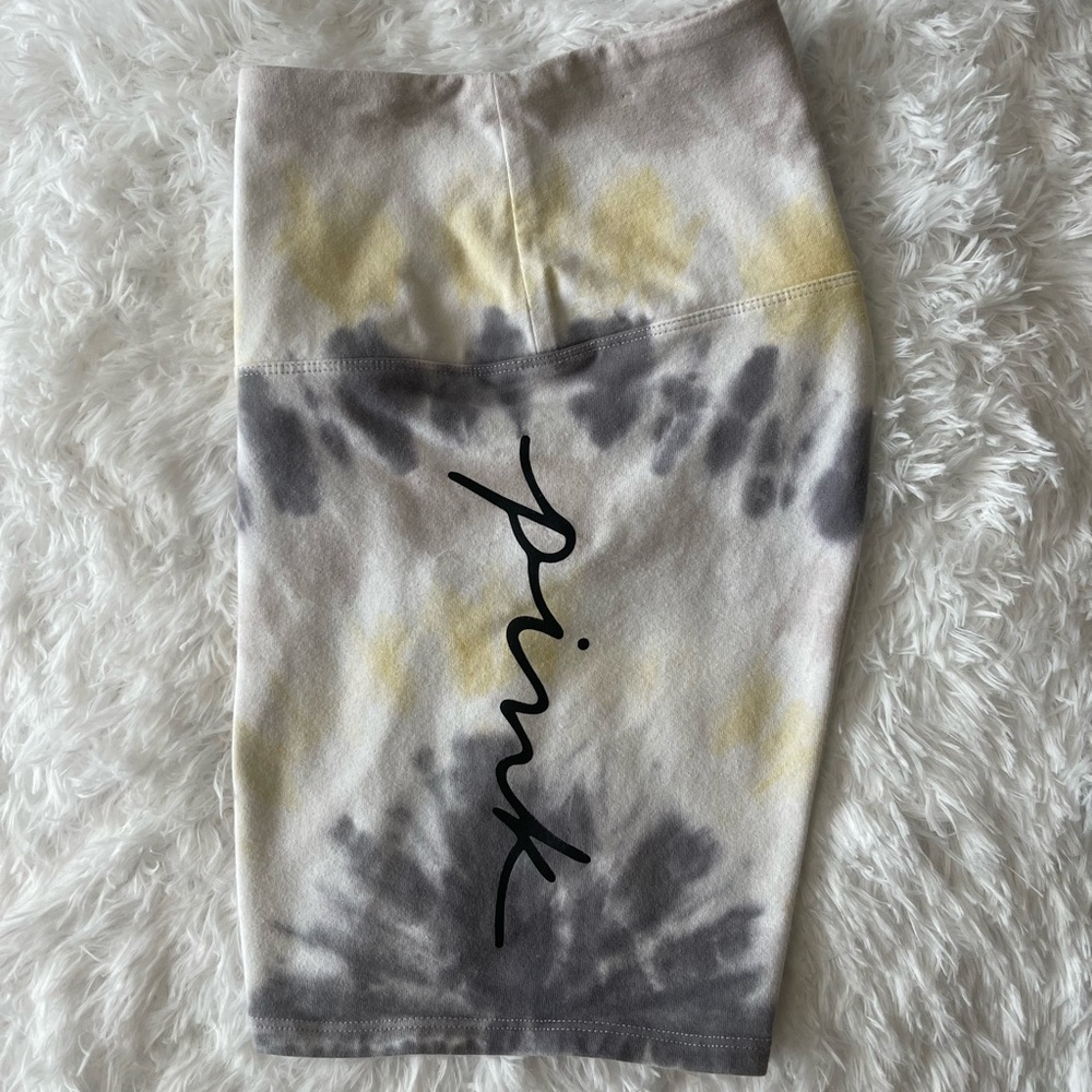 VS PINK Logo Script Cotton Bike Shorts | S